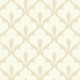 Seabrook Grenada Cream And Off-White Wallpaper