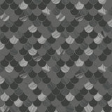 Seabrook Catalina Scales Black, Ocean Blue, Gray, And Metallic Silver Wallpaper