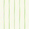 Seabrook Aruba Stripe Apple Green And Off-White Wallpaper