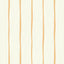 Seabrook Aruba Stripe Rust Orange And Off-White Wallpaper