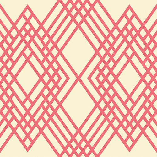 Seabrook Cayman Off-White And Rose Wallpaper