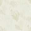 Seabrook Dominica Metallic Gold, Off-White, And Light Tan Wallpaper