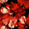 Seabrook Curie Abstract Floral Metallic Gold And Crimson Wallpaper