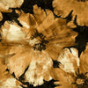 Seabrook Curie Abstract Floral Metallic Gold And Ebony Wallpaper