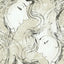 Seabrook Chadwick Portrait Metallic Pearl And Ebony Wallpaper