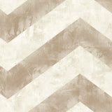 Seabrook Hubble Chevron Metallic Taupe And Ivory Wallpaper