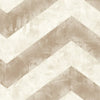Seabrook Hubble Chevron Metallic Taupe And Ivory Wallpaper