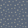 Seabrook Hubble Dots Metallic Blue And Silver Wallpaper