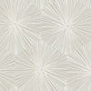 Seabrook Chadwick Starburst Metallic Champagne And Off-White Wallpaper