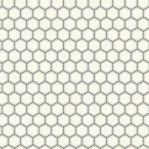 Seabrook Curie Geo Metallic Silver And Black Wallpaper