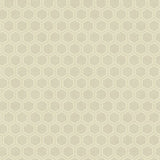 Seabrook Curie Geo Beige And Silver Wallpaper