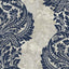 Seabrook Newton Damask Blue And Grey Damask Wallpaper