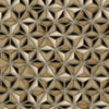 Seabrook Einstein Geometric Metallic Gold And Black Wallpaper