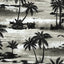 Seabrook Moseley Palm Trees Black And Grey Wallpaper