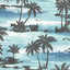 Seabrook Moseley Palm Trees Black And Blue Wallpaper
