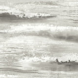 Seabrook Moseley Waves Grey Wallpaper