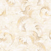 Seabrook Cousteau Acanthus Leaves Beige And Gold Wallpaper