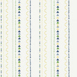 Seabrook Volcano Stripe Green, Gold, And Blue Wallpaper