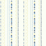 Seabrook Volcano Stripe Gold And Blue Wallpaper