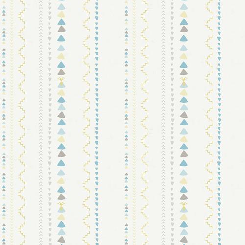 Seabrook Volcano Stripe Gray, Gold, And Blue Wallpaper