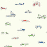 Seabrook Traffic Jam Multicolored Wallpaper