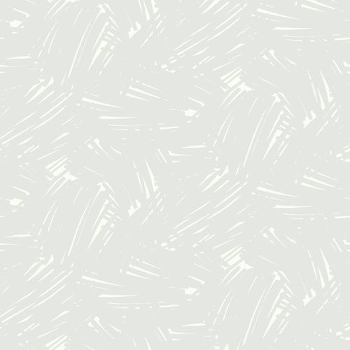 Seabrook Turf Brushstroke Light Gray And White Wallpaper