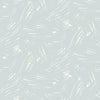 Seabrook Turf Brushstroke Powder Blue And White Wallpaper