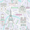 Seabrook Bon Voyage Lilac And Turquoise Wallpaper