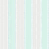 Seabrook Glitter Frills Stripe Sky Blue And Teal Wallpaper