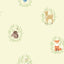 Seabrook Furry Friends Light Lemon Wallpaper