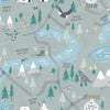 Seabrook Campground Steel Gray Wallpaper