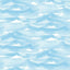 Seabrook Drift Away White And Sky Blue Wallpaper
