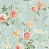 Seabrook Charleston Floral Soft Blue Wallpaper