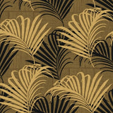 Seabrook Hollywood Palm Dark Gold Wallpaper