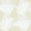 Seabrook Hollywood Palm Golden Gray Wallpaper