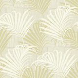 Seabrook Hollywood Palm Soft Gold Wallpaper