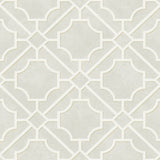 Seabrook Hollywood Tile Gray Gardens Wallpaper