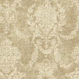 Seabrook Boston Damask Amber Wallpaper