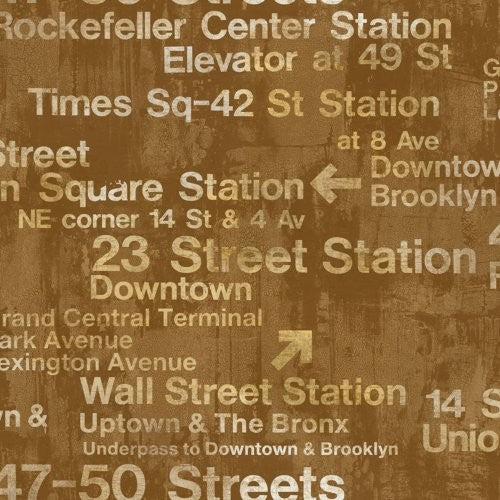 Seabrook New York Golden Lights Wallpaper