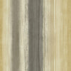 Seabrook New York Stripe Black And Gold Wallpaper