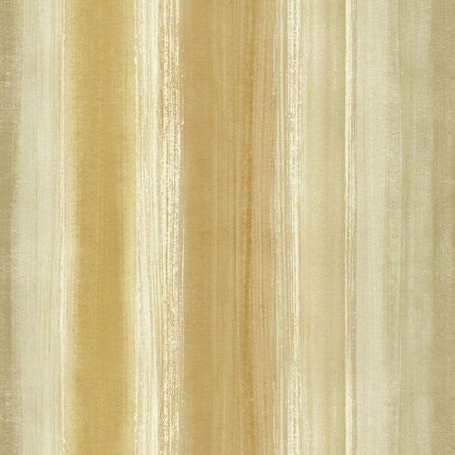 Seabrook New York Stripe Golden Lights Wallpaper
