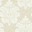 Seabrook New York Damask Sand Wallpaper