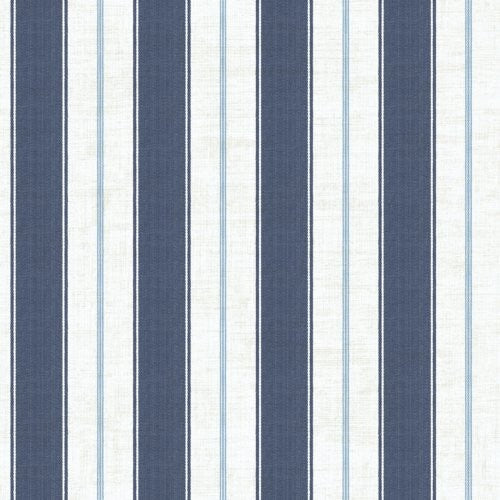Seabrook Nantucket Stripe Navy Wallpaper – DecoratorsBest