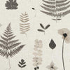 Clarke & Clarke Herbarium Charcoal/Natural Fabric