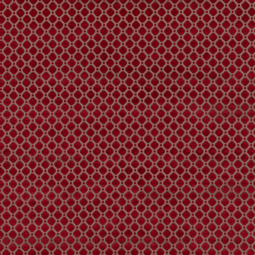 G P & J Baker INDUS VELVET RED Fabric