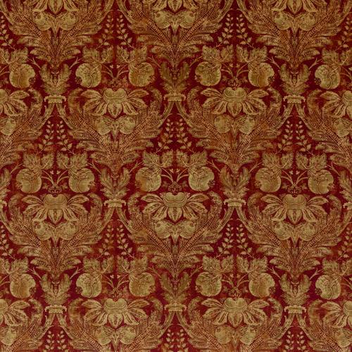 G P & J Baker LAPURA VELVET INDIAN RED Fabric