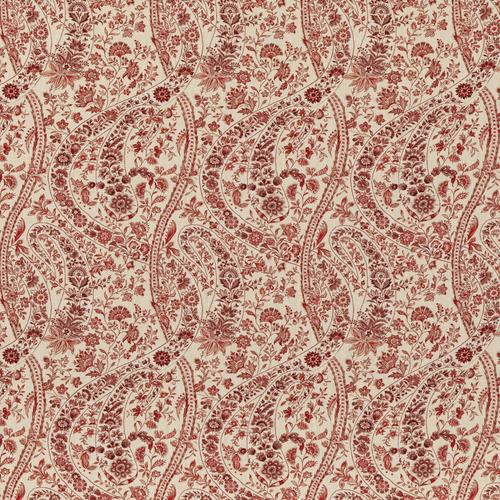 G P & J Baker BUKHARA PAISLEY RED Fabric