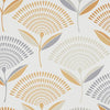Jf Fabrics 1553 Yellow/Gold (25) Wallpaper