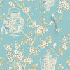 Jf Fabrics 2201 White/Yellow/Gold (64) Wallpaper