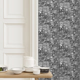 Marimekko Bubi Ebony And Eggshell Wallpaper